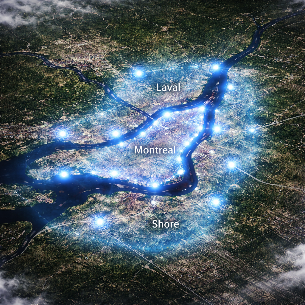 Carte du Grand Montréal
